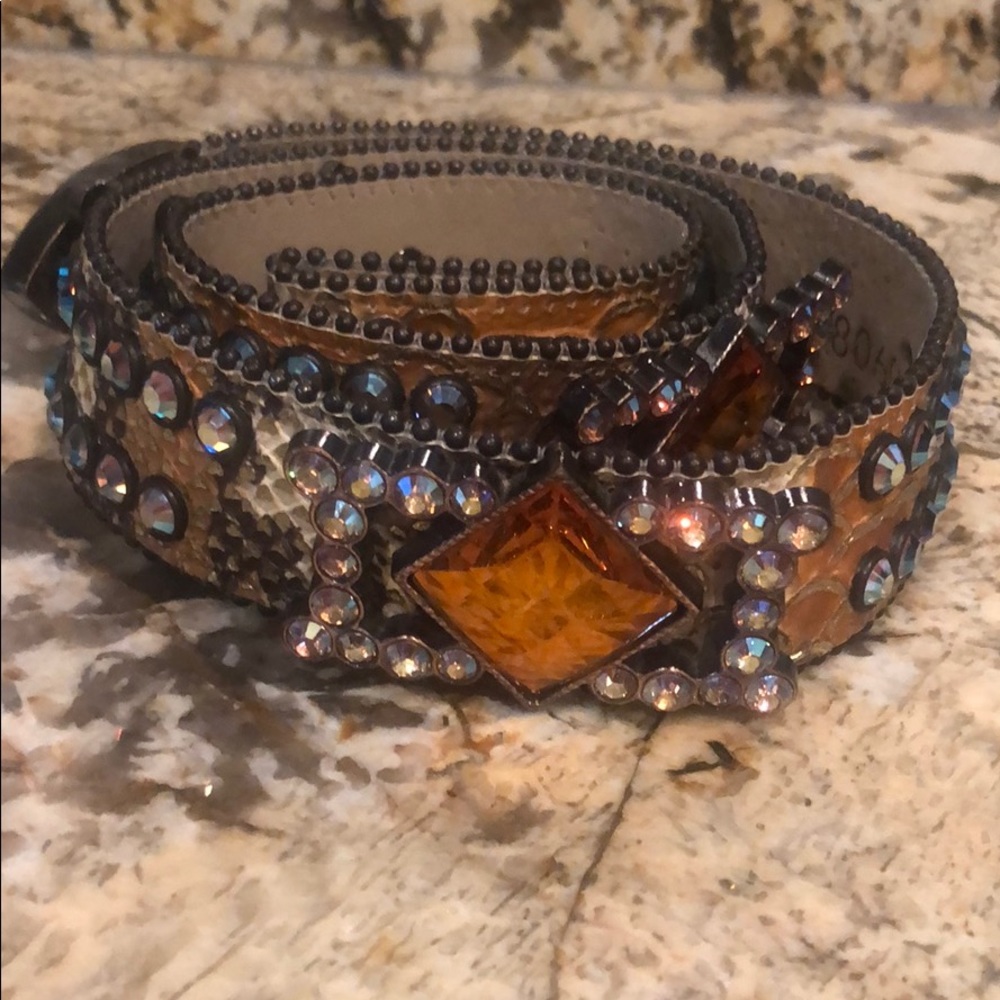 Orange/Brown Bb Simon belt - M